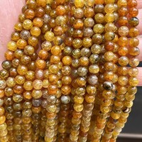Manik-manik Batu Permata Alami YWJC Crystal Wholesale 6mm 8mm, Bentuk Bulat, Warna Campur, Batu Lepas, Laris Manis untuk Pembuatan Gelang