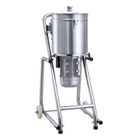 Blender à glace et hachoir alimentaire multifonction en acier inoxydable de 30 L pour usage commercial