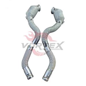 Sistema de Escape de Alto Rendimiento Vortex con Tubo de Bajada de Acero Inoxidable de 1.5 mm para Mercedes-Benz C63 / C63s W205 - Product Image 6