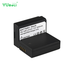 Batería de Cámara Digital de Alta Calidad de 2200 mAh LP-E10 para <span class=keywords><strong>Canon</strong></span> <span class=keywords><strong>EOS</strong></span> 1100D <span class=keywords><strong>1200D</strong></span> 1300D, Batería Recargable de Iones de Litio - Product Image 5