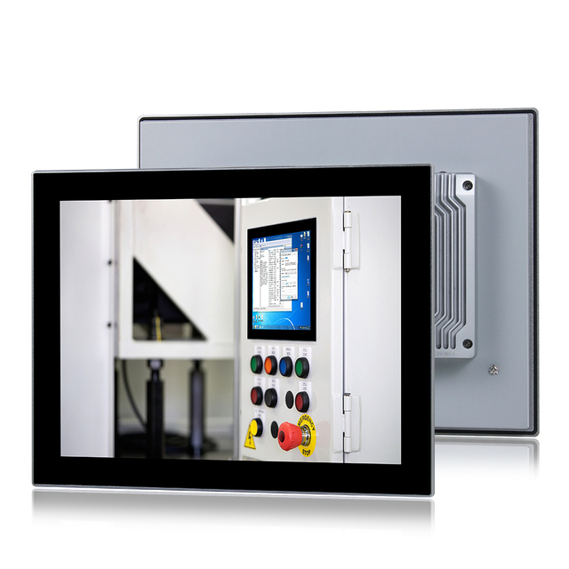 Aluminum Alloy Embedded 10 Points Touch Screen Pc Industria 15 17 22 Inch Industrial Touch Screen Window 10 Panel Pc