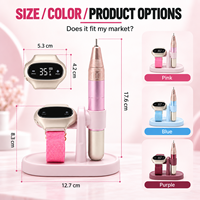 Machine à percer les ongles électrique portable sans fil rechargeable à moteur sans balais haute vitesse Yaqin