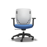 Silla de Oficina Ergonómica Giratoria con Reposabrazos Ajustables en 2D, Tapizada en Malla, Moderna, para Oficina, Hogar, Administración y Estudio