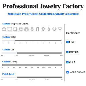 Pendientes colgantes de oro sólido SU212 para mujer, 10K, 14K, Diamante cultivado en laboratorio IGI, gran oferta - Product Image 6