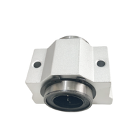 Roulement linéaire SC10VUU en acier chromé, précision P6, lubrifié à l'huile, coussinet coulissant compact pour usinage CNC et imprimante 3D
