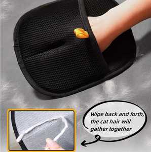 Fast Delivery New Pet Grooming Gloves <b>Cat</b> Grooming Gloves for Dog <b>Cat</b> Brush Glove for Carpet Pet Hair Remover <b>Sofa</b> Cleaning - Product Image 3