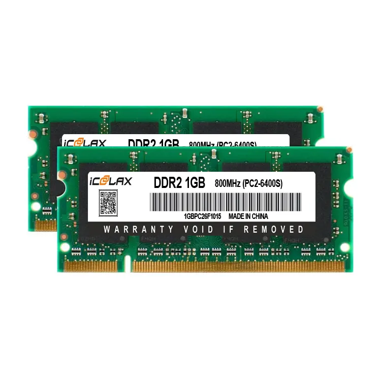 ICOOLAX หน่วยความจํา PC RAM หน่วยความจําโมดูลคอมพิวเตอร์แล็ปท็อป DDR2 2GB 800MHZ PC2-6400 ram ddr2 2gb