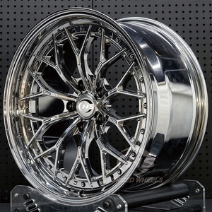 2 pièces, 5x112 5x120, 18 19 20 pouces, jantes forgées chromées personnalisées pour BMW M3 M4 M8 X5 X7 Audi RS6 RS7 Benz C63 Mustang <span class=keywords><strong>GT</strong></span> <span class=keywords><strong>Porsche</strong></span> 911 - Product Image 3