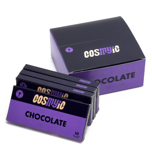 กล่องบรรจุภัณฑ์ขนม/ช็อกโกแลตทรง<span class=keywords><strong>เห็ด</strong></span> พับได้ ทำจากกระดาษแข็งสีขาว ปั๊มลาย UV หรูหรา พร้อมโลโก้ตามสั่ง - Product Image 1