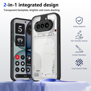 Coque de protection hybride transparente en TPU et PC antichoc pour Nothing Phone 4A Pro 3A LITE - Product Image 2