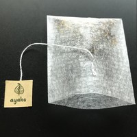10000 pièces sur mesure votre logo vide pyramide Pla biodégradable fibre de maïs vide sachet de thé