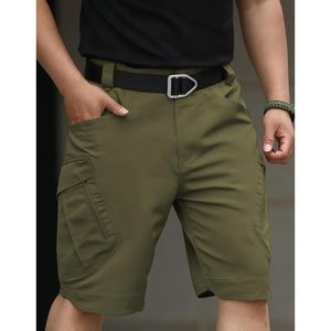 Pantalones Cortos Tácticos para Hombre, Duraderos, de Secado Rápido, Ligeros, para Senderismo y Actividades al Aire Libre, Sin Cinturón - Product Image 2