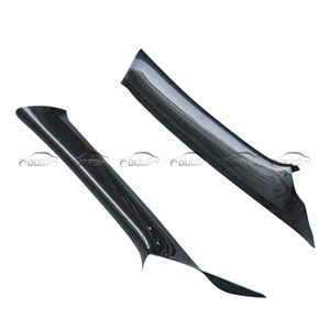 OLOTDI Mitsubishi EVO 10 Lancer X EX 2008-2017 Kit de Molduras Interiores de Fibra de Carbono Negro Pulido de Alto Brillo para Auto - Product Image 4