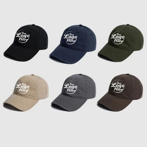 Trendy <b>Waterproof</b> Cotton 6-Panel Dad Hat High Quality Sporty Baseball <b>Cap</b> for Men & Women Wholesale - Product Image 5