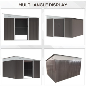 AJUNION <span class=keywords><strong>Abri</strong></span> <span class=keywords><strong>de</strong></span> <span class=keywords><strong>jardin</strong></span> étanche <span class=keywords><strong>de</strong></span> 11x9ft <span class=keywords><strong>Abri</strong></span> extérieur en métal Maison <span class=keywords><strong>de</strong></span> stockage <span class=keywords><strong>Abri</strong></span> <span class=keywords><strong>de</strong></span> construction <span class=keywords><strong>de</strong></span> <span class=keywords><strong>jardin</strong></span> - Product Image 4