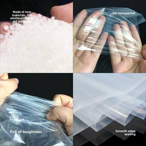 Bolsas de Almacenamiento Grandes Transparentes de Plástico PE Impermeables y a Prueba de Polvo con Diseño de Sellado Plano para Ropa de Cama y Colchones - Product Image 6