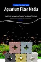 Nouveaux Cubes de Céramique d'Alumine à Filtration 3D de 150 ml pour Aquariums et Matériaux de Filtration pour Poissons (Or, Chatons de Poisson)