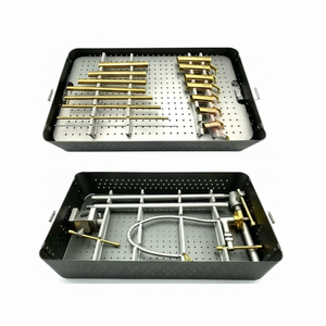 Système de rétracteur tubulaire manuel en acier inoxydable BISONS de haute qualité certifié CE ISO13485 |   Instruments de chirurgie de la colonne vertébrale réutilisables - Product Image 1