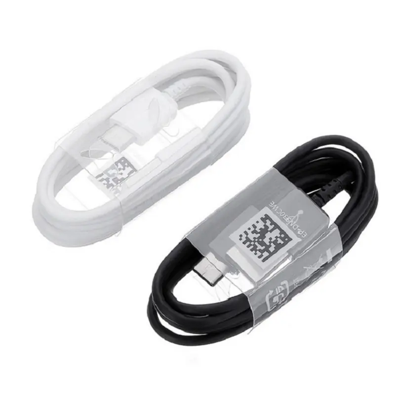 Kabel Data pengisian daya ponsel tipe C, kabel Data pengisi daya USB C ponsel cepat OEM asli untuk Samsung S8 S9 S10 S20 S23 Note 20 10