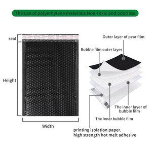 Custom Printed Design High Quality Waterproof Express Small Poly <strong>Bubble</strong> <strong>Mailer</strong> Envelope Post Shipping Mailing Bag With Logo - Product Image 5