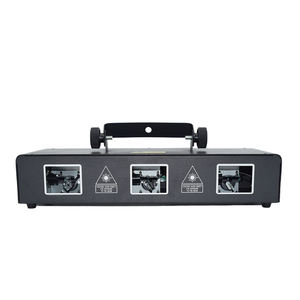 Lumière laser de scène rvb à tête unique longue spectacle de ligne laser rouge vert bleu à trois têtes pour DJ Disco Night Club - Product Image 6