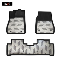 Tapis de sol de voiture 5D complets double couche pour 5 sièges, avant et arrière, lavables, base en TPE antidérapante, inodores et durables