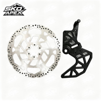 Kit d'étrier de frein hydraulique arrière Supermoto avec disque et support, pièces de conversion pour Sur-Ron Light Bee LBX Talaria MX3 MX4 Ultra Bee