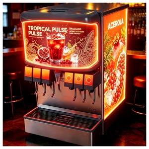 Affiche EL pour réfrigérateurs, congélateurs, cafetières et distributeurs automatiques. Favorise la vente de jus, de cocktails, de boissons énergisantes, de cola et de café - Product Image 5