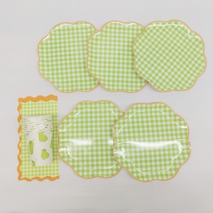 Ensemble de vaisselle jetable DAMAI Fruit Premium pour fêtes, adultes, enfants, anniversaires, fournitures de fête sur le thème de la poire, assiettes en papier, gobelets, serviettes - Product Image 6
