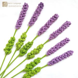 Ornamento di <span class=keywords><strong>fiori</strong></span> di cotone tessuto a mano per la simulazione di <span class=keywords><strong>fiori</strong></span> artificiali per amanti della lana lavorato a maglia per la festa della mamma come un fiore simile alla pelliccia - Product Image 3