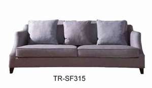 Estilo europeo de muebles de dormitorio de madera maciza canapé gris <span class=keywords><strong>tapizado</strong></span> cómodo sofá de la Sala - Product Image 4