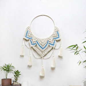 Atrapasueños de Macramé, <span class=keywords><strong>Tapiz</strong></span> de Pared Contemporáneo Tejido a Mano, Algodón Ecológico Lavable, Decoración del Hogar, Cuarto de Niños - Product Image 4