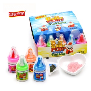 ลูกอมรูปจุกนมพร้อมผงรสเปรี้ยวและลายสัก - Product Image 1