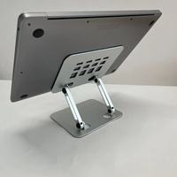 IKATAK support de tablette en alliage d'aluminium de refroidissement réglable support d'onglet pliable pour iPad Android Logo personnalisable pour une utilisation de bureau