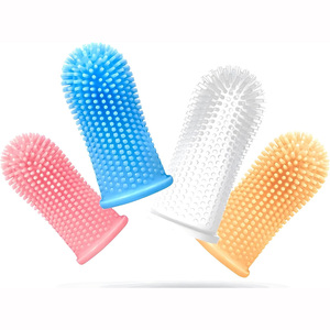 Produits pour animaux de compagnie Conception ergonomique Nettoyage facile des dents Chiots Soins dentaires Brosse à dents pour chiens - Product Image 1
