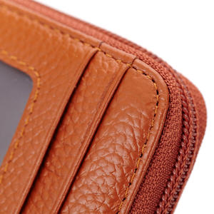 Porta biglietti da visita con <span class=keywords><strong>valigetta</strong></span> con cerniera per porta carte di grande capacità con slot multipli per i viaggi - Product Image 6