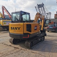 Excavator Mini Sany SY55U Zero Tail Swing 5.78 Ton Bekas Tahun 2022 Kapasitas Bucket 0.23m Crawler Digger Dijual