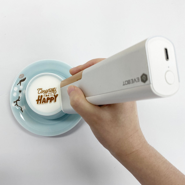 EVEBOT DIY Food Surfaces Printer for Restaurant Hotel Coffee Cake Pastries Macaron Edible Ink Printer Pen Food Printing Machine