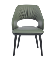 Chaise de salle à manger en bois rembourrée, confortable, moderne et de haute qualité, sur mesure, pour usage en restaurant