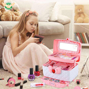 Kit di giocattoli per il <span class=keywords><strong>trucco</strong></span> della ragazza per ragazze Set di <span class=keywords><strong>trucco</strong></span> lavabile giocattolo con custodia cosmetica reale per bambina finta di giocare al <span class=keywords><strong>trucco</strong></span> - Product Image 3