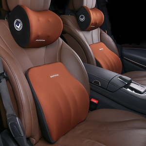 Appuie-tête de <span class=keywords><strong>voiture</strong></span> de luxe Jietuo, soutien lombaire, coussins de siège, protecteurs de nuque <span class=keywords><strong>pour</strong></span> <span class=keywords><strong>conducteur</strong></span>, tissu respirant en soie glacée, taille moyenne - Product Image 2