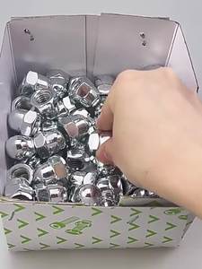 3/8 7/16 1/2 UNC Zoll poliertes Gewinde Edelstahl 304 DIN 1587 Sechskant-Kuppel mutter Eichel muttern - Product Image 5