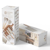 Ensemble de couteaux de cuisine, spatule de cuisine, couteau à frire, ensemble de couteaux en acier inoxydable