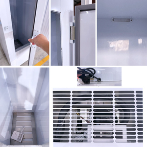 Ice Displaying Glass Doors Cold Storage Refrigerator Static Cooling Bagged Ice Storage Bin Big Capacity Ice Merchandiser - Product Image 5