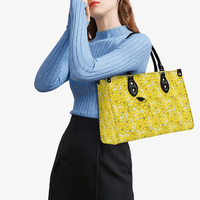Sac à bandoulière portable pour femme, motif feuille de taro hawaïenne, impression à la demande, faible MOQ, personnalisé, style hawaïen pour filles