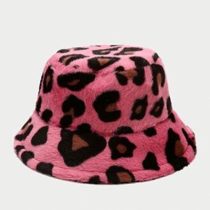 Casual Women Girls Winter Plush Hat Print Logo Fuzzy Warm Bucket Caps Faux Fur Fisherman Hats Promotion <b>Gifts</b> - Product Image 4