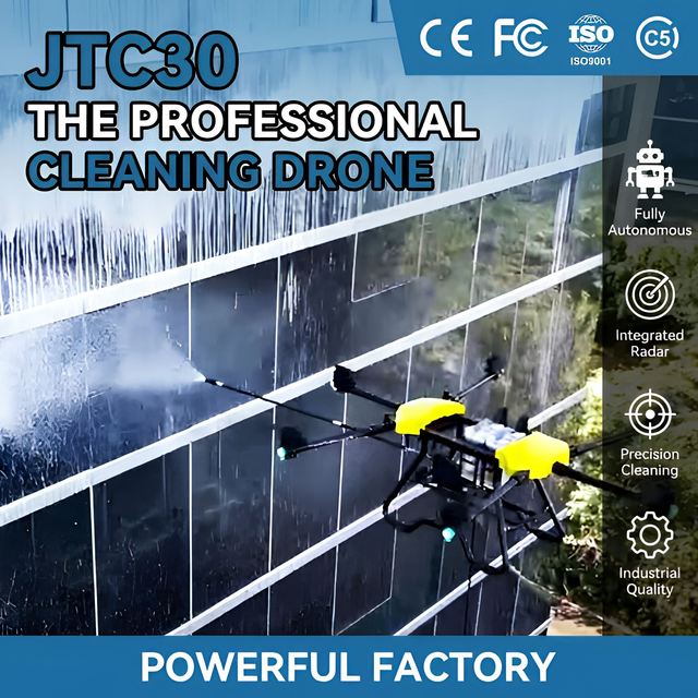 Joyance JTC30 High Pressure Cleaning Drone with Carbon Fiber Frame for Building Wall