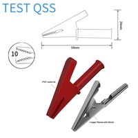 Kit de 41 sondes de test avec pinces crocodiles, aiguilles de test non destructives, contacts en cuivre et acier inoxydable, boîtier en PVC/PA, étui en plastique
