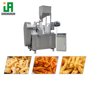 เครื่องทำขนมขบเคี้ยวแบบสกรูคู่สำหรับทำข้าวโพดอบกรอบ ขนมขบเคี้ยวแบบแท่งทอด คีโตส เครื่องทำคีโตส คูร์คูเร ขนมขบเคี้ยว - Product Image 1