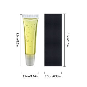 Brillant à lèvres porte-clés <span class=keywords><strong>de</strong></span> marque privée avec porte-clés Logo personnalisé Vitamine E Minéral Vegan Glitter Confiture <span class=keywords><strong>de</strong></span> fruits Brillant à lèvres Porte-clés - Product Image 6